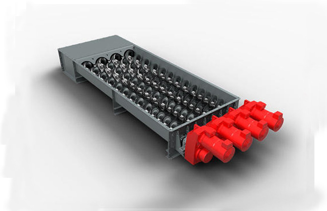兩無軸葉片旋向相反,抗纏繞、不堵料