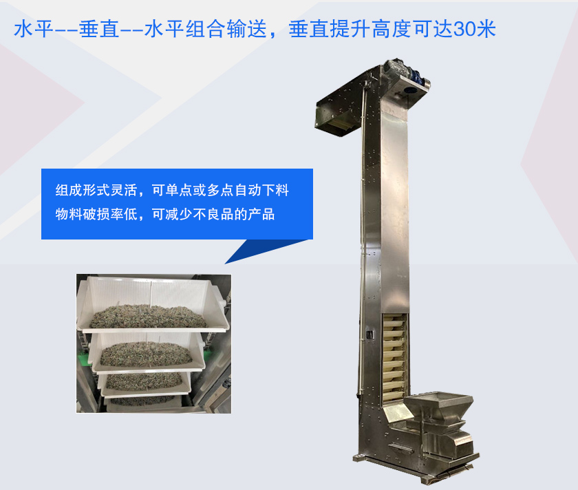 具有提升高度高、防破碎、多點(diǎn)下料等特點(diǎn)