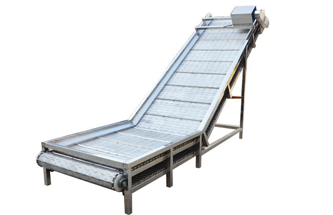 不同高度之間的輸送，可實現(xiàn)和其它輸送機之間的銜接