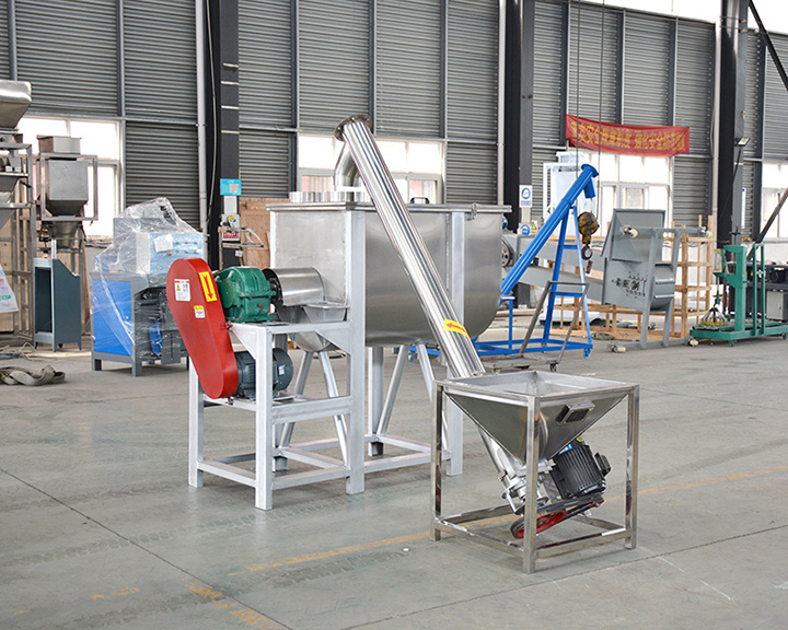 螺旋軸與吊、頭、尾軸承嵌入連接