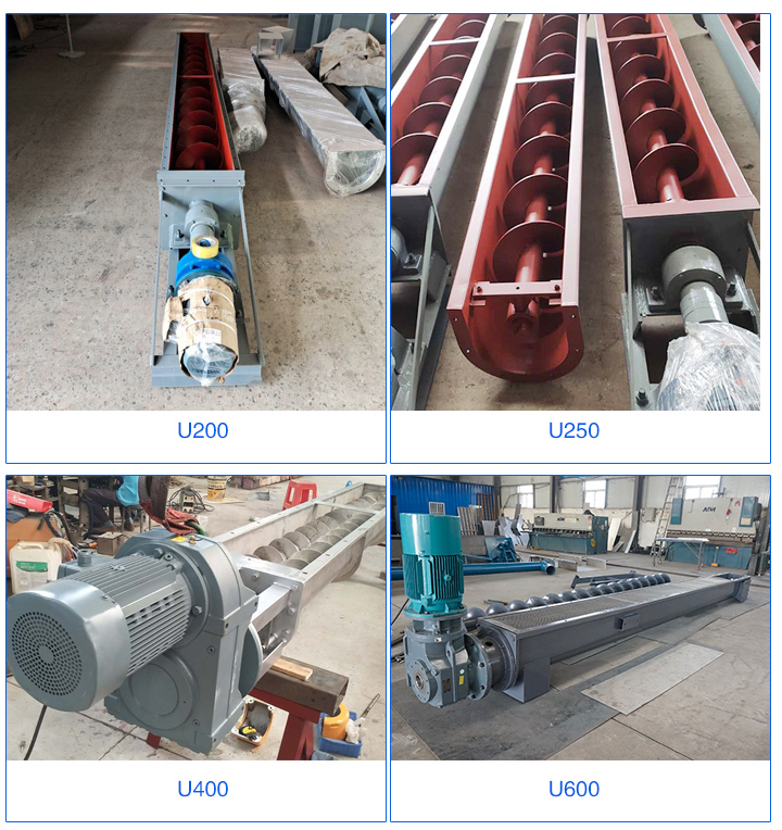 輸送量決定了螺旋輸送機(jī)型號(hào)的選擇，用戶所需輸送物料的產(chǎn)量越大，選擇的螺旋給料機(jī)型號(hào)也就越大
