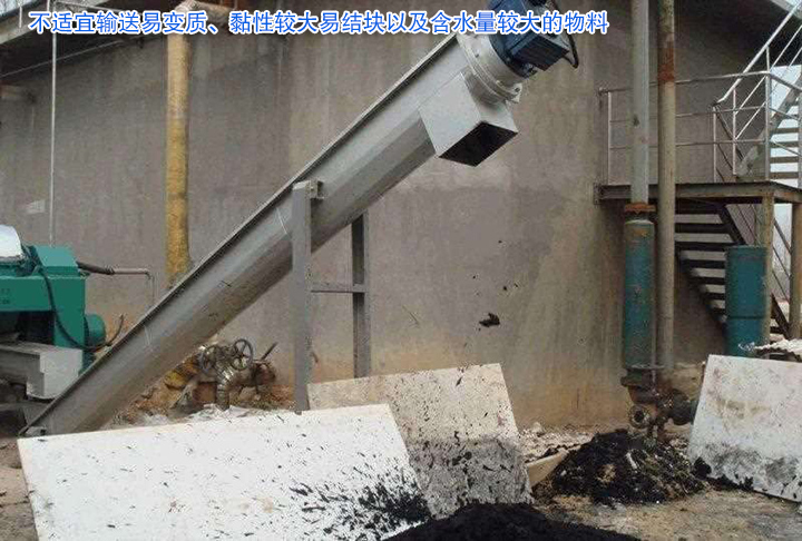 U型螺旋輸送機(jī)主要用于輸送小顆粒狀、粉狀、小塊狀物料，不適宜輸送易變質(zhì)、黏性較大易結(jié)塊以及含水量較大的物料。